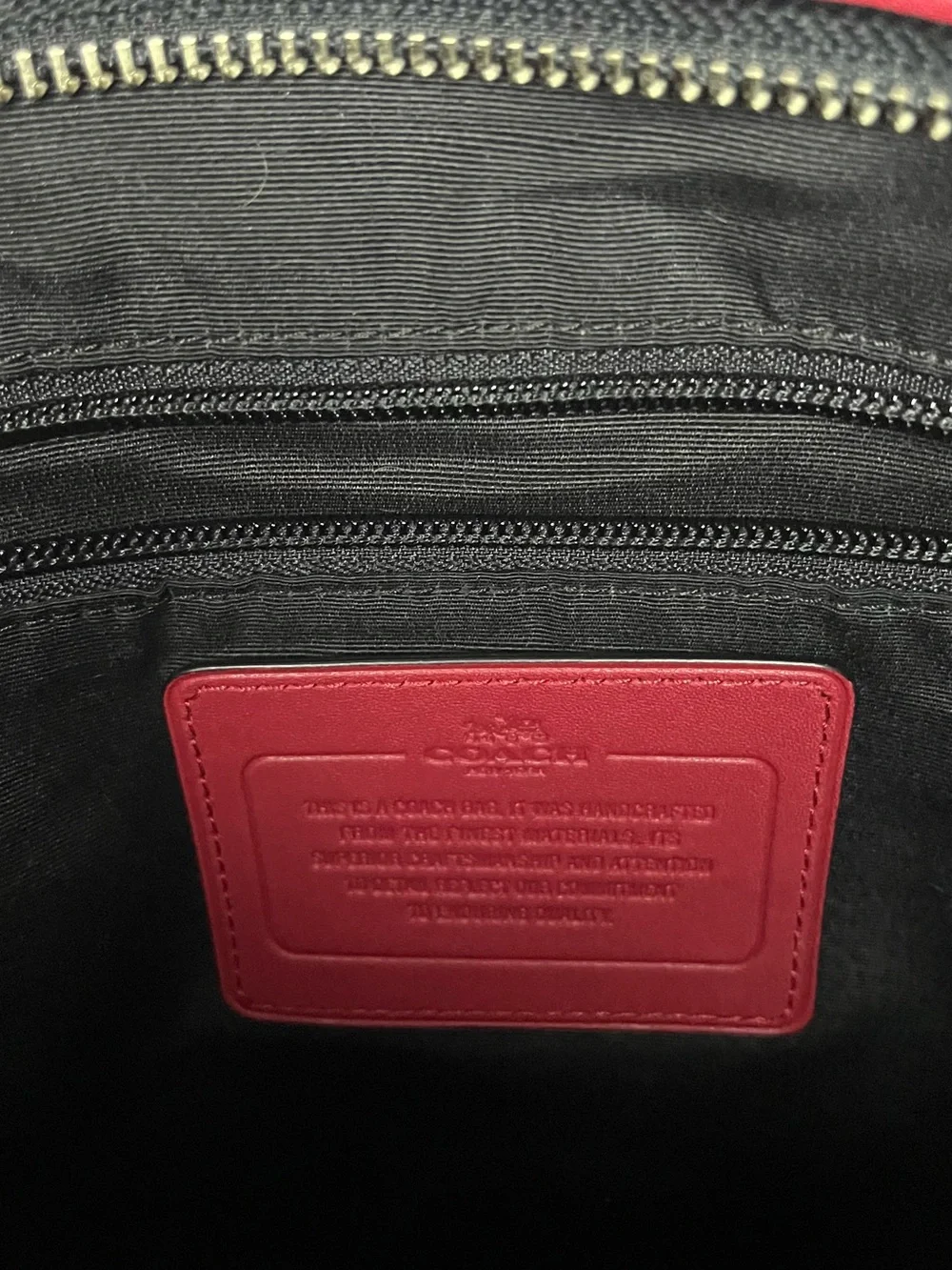 Coach crossbody black